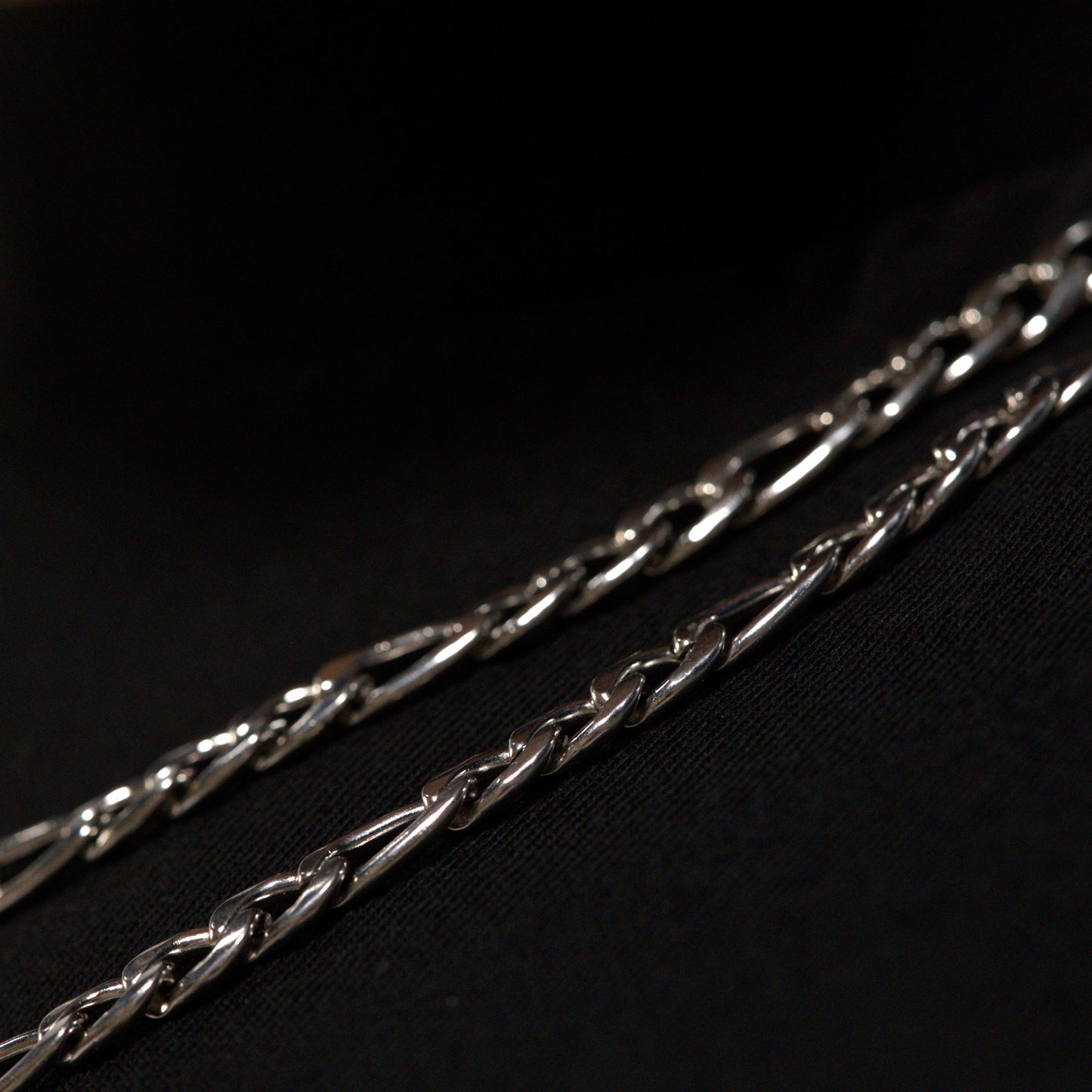 6mm Silver Figaro Chain Stainless Steel