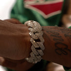 19mm Silver Prong Bracelet