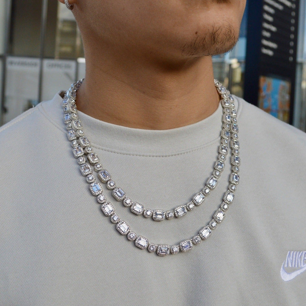 Mix Emerald Stone Chain