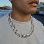 21mm Baguette Prong Cuban