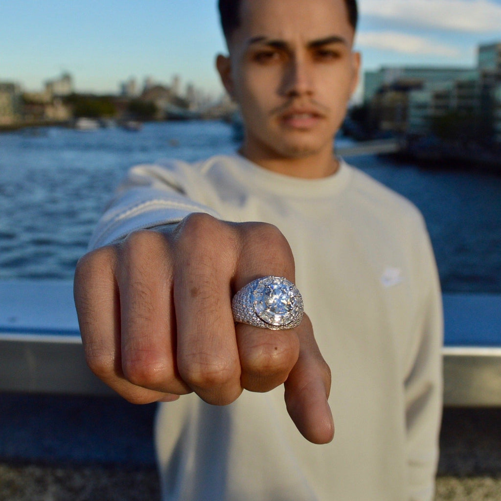 Solitaire Stone Ring 925 Sterling Silver