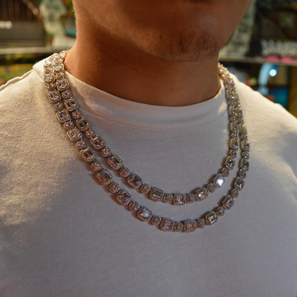 Mix Emerald Stone Chain