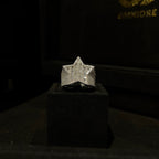Baguette Star Ring 925 Sterling silver