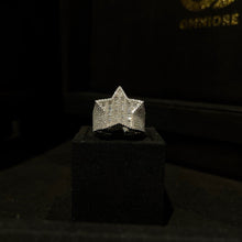 Load image into Gallery viewer, Baguette Star Ring 925 Sterling silver
