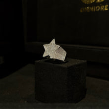 Load image into Gallery viewer, Baguette Star Ring 925 Sterling silver
