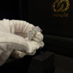 2 Row Tennis Ring 925 Sterling Silver