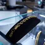 10mm Gold Rope Bracelet