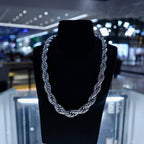 10mm Silver Rope Chain