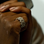 Cuban Band Ring 925 Sterling Silver