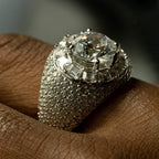 Solitaire Stone Ring 925 Sterling Silver