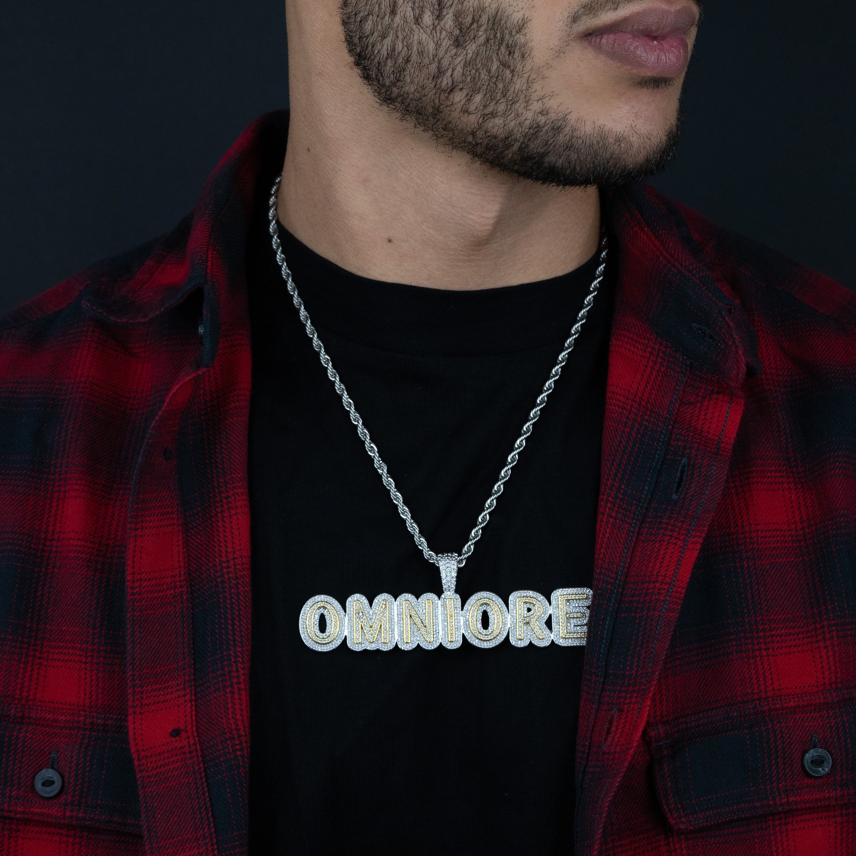 Multi-Layered 2-Tone Iced Font