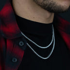 3mm Round Silver Tennis Chain