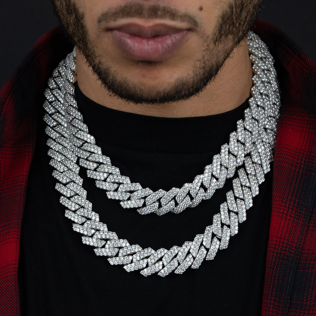 19mm Silver Prong Chain