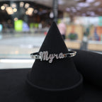 Iced English Name Bangle