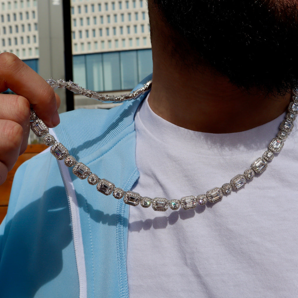 Mix Emerald Stone Chain