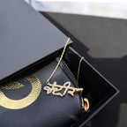 Punjabi Iced Out Font Pendant